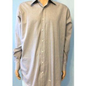 Nick Lopez Men's Gray Dress Shirt Long Sleeve Size 8.5